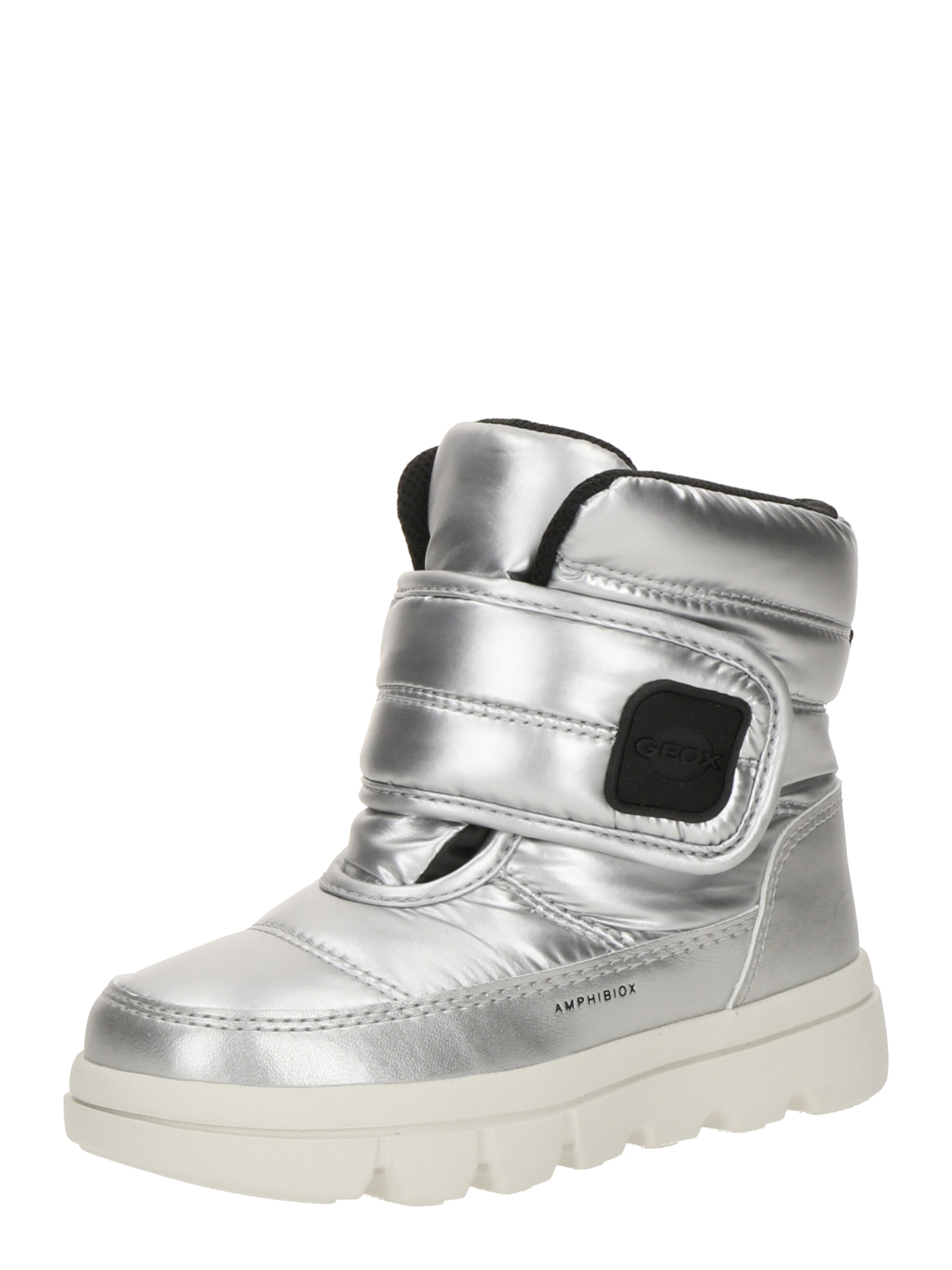 GEOX Stiefel 'WILLABOOM' in Silber: Vorderseite