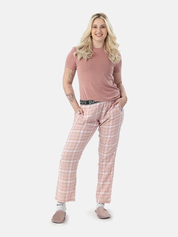 LEAFLETIC Pajama pants 'Leafletic Women’s Night Wear Long Pajama' in Pink