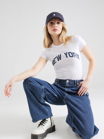 T-shirt 'NEW YORK' AÉROPOSTALE en blanc : devant