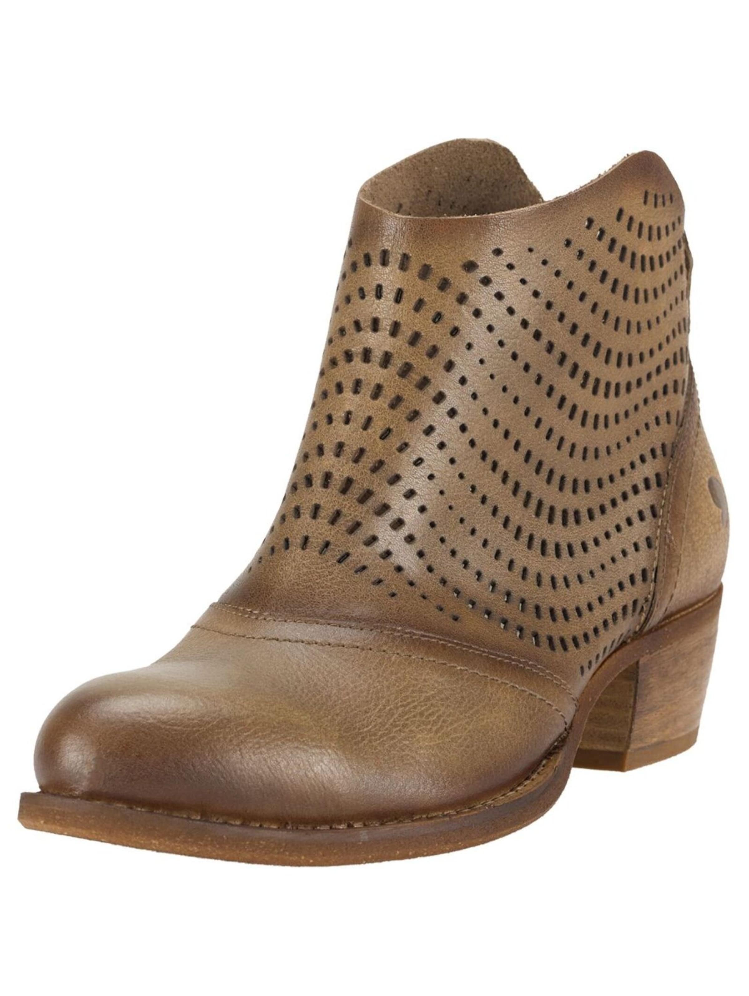 Felmini Wide Fit Booties in Brown: front