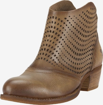 Felmini Wide Fit Booties in Brown: front