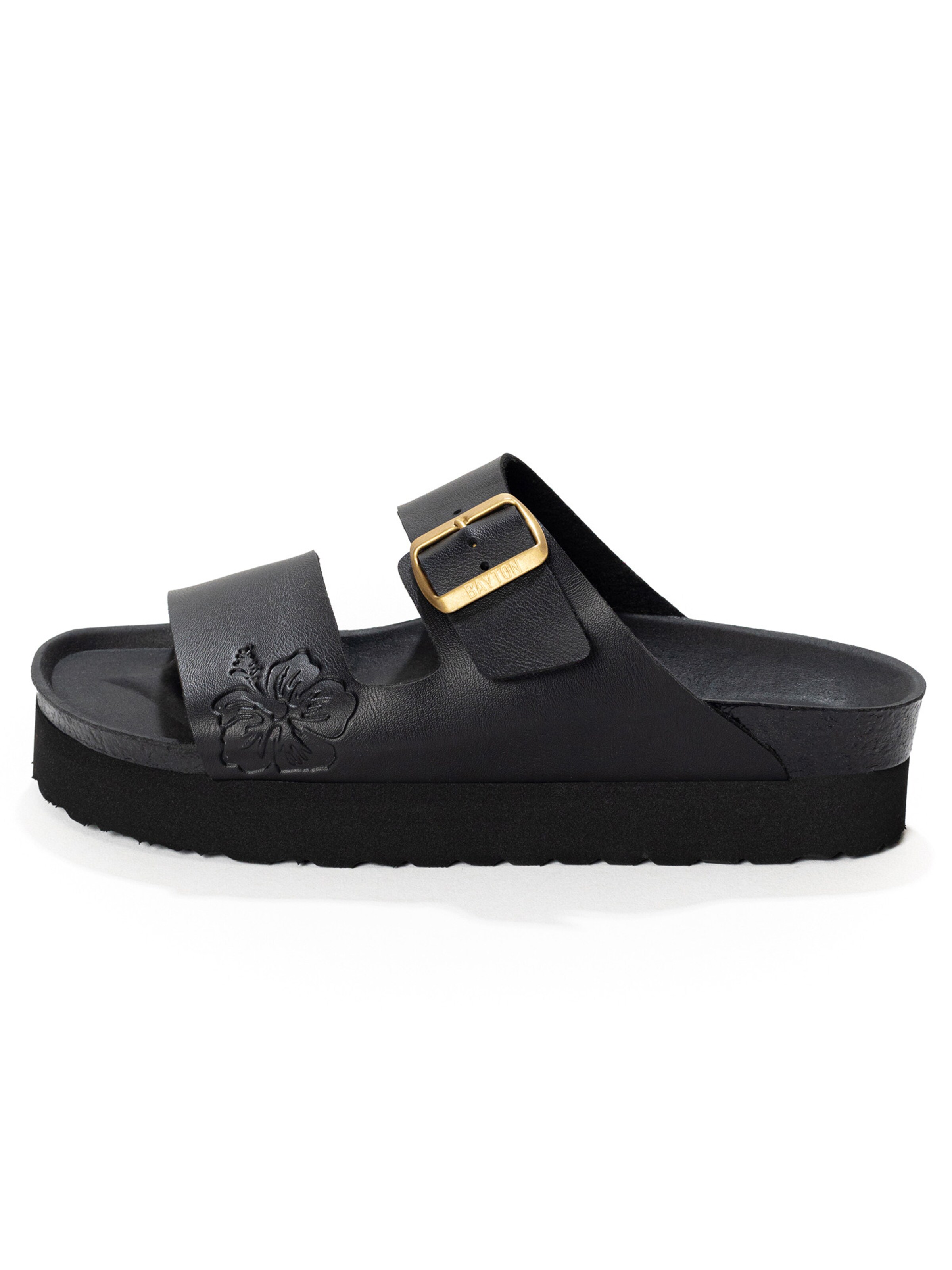 Bayton Mule 'Jendo' in Black: front