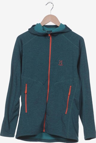 Haglöfs Sweatshirt & Zip-Up Hoodie in L in Green: front