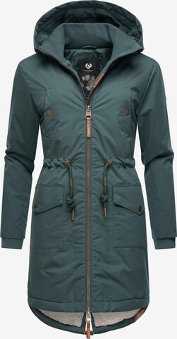 Ragwear Winterparka 'Crescend' in Groen: voorkant