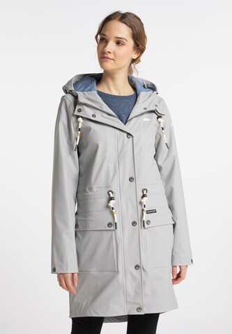 Manteau fonctionnel Schmuddelwedda en gris : devant