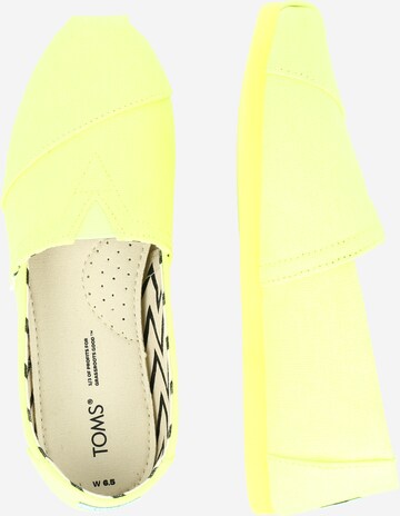 Papuci de casă 'ALPARGATA' de la TOMS pe galben