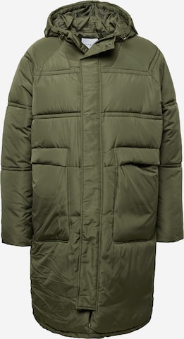 TOPMAN Zimska jakna | zelena barva: sprednja stran