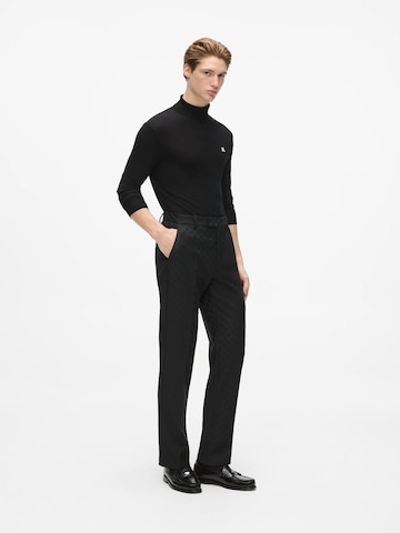 Karl Lagerfeld Regular Chino in Zwart: voorkant