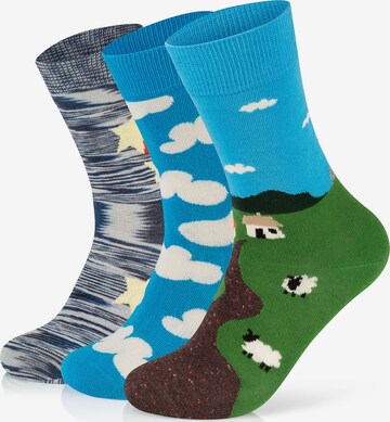 Happy Socks Socks '3-Pack' in Blue: front