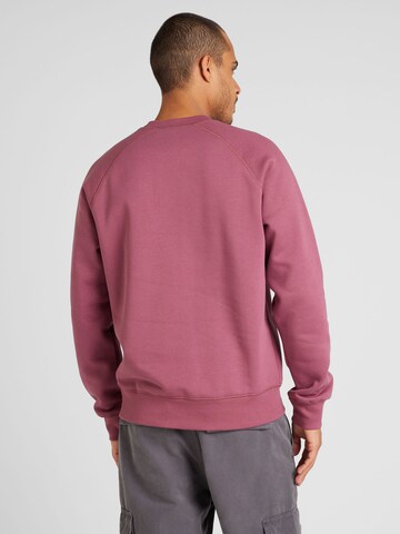 Carhartt WIP Sweatshirt 'Chase' in Purple