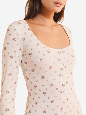 ETAM Korte pyjama 'Bayaline' in Beige