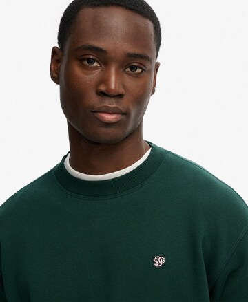 Sweat-shirt 'Heritage' Superdry & Co en vert