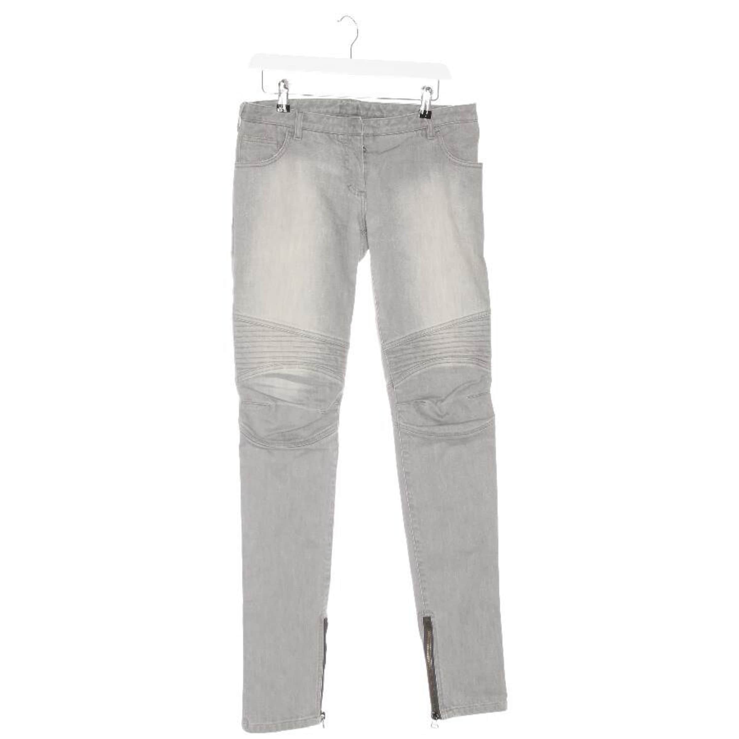 Balmain Jeans 32-34 in Grau: Vorderseite