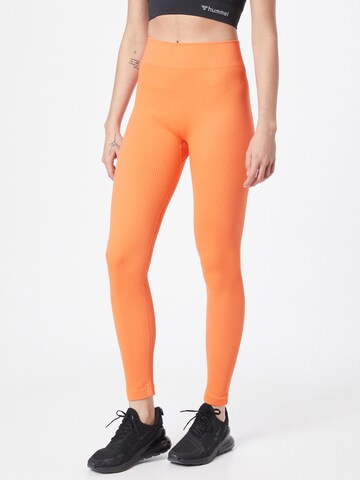 South Beach Spodnie sportowe w kolorze pomarańczowy: przód