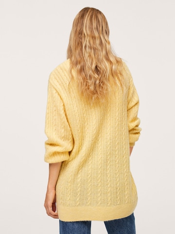 MANGO Sweater in Yellow