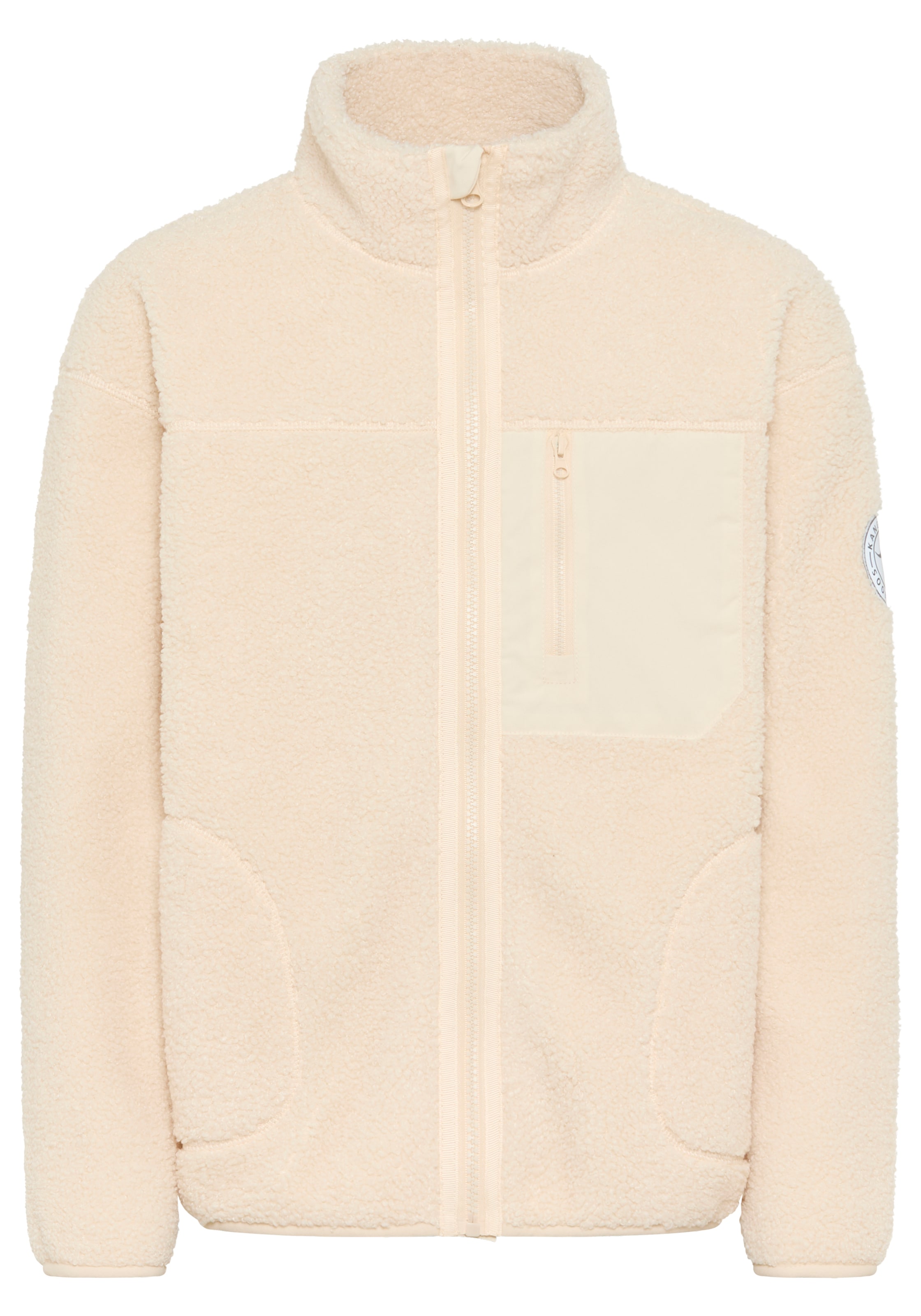 KangaROOS Zip-Up Hoodie in White: front