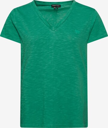 T-shirt Superdry en vert : devant