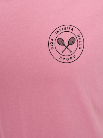 Sergio Tacchini Funkcionalna majica 'LINEA' | roza barva