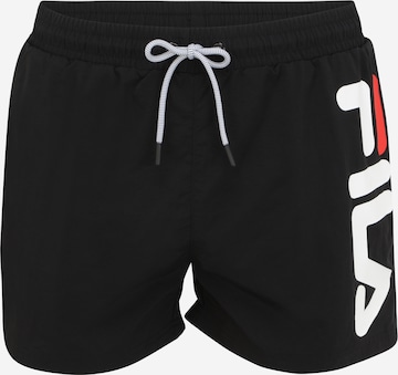 FILA Zwemshorts 'MICHI' in Zwart: voorkant