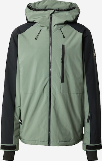 QUIKSILVER Athletic Jacket 'MISSION' in Light green / Black, Item view