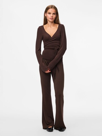 PIECES Shirt 'PCROYA' in Brown