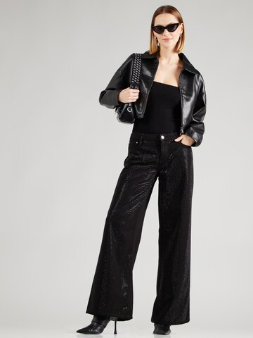 GUESS Wide leg Jeans i svart