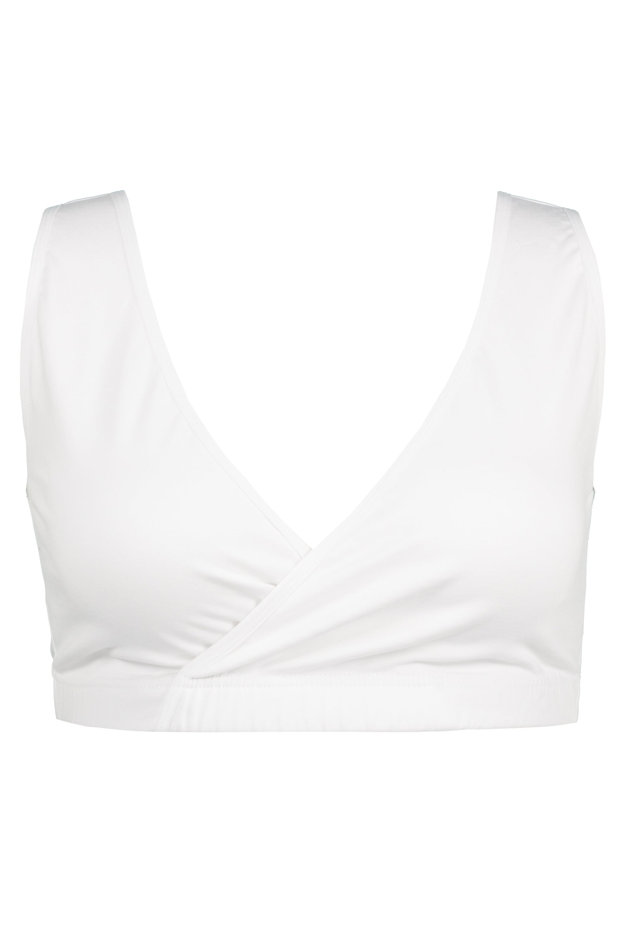 Ulla Popken Bustier BH in Weiß: Vorderseite