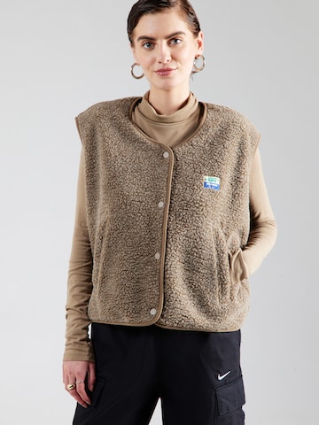 AMERICAN VINTAGE Bodywarmer 'Hoktown' in Beige: voorkant