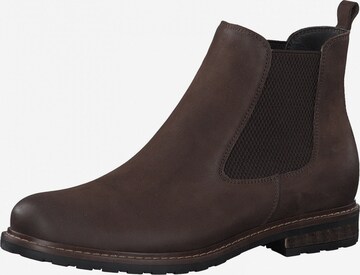 TAMARIS Chelsea Boots i brun: forside