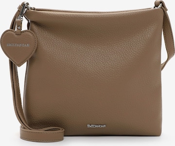 Sac à bandoulière 'Enie' Emily & Noah en gris : devant