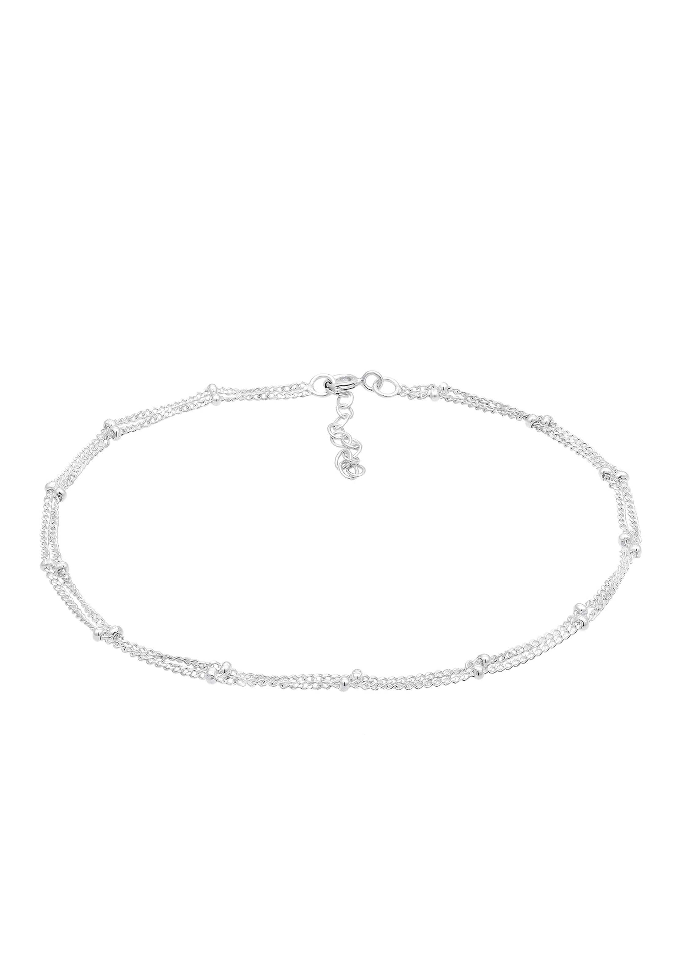 ELLI - Bijuteria de pé 'Kugeln' em prata: frente