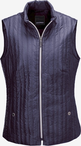 Goldner Vest in Blue: front