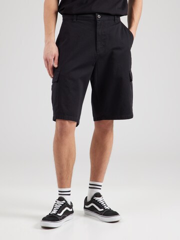 Loosefit Pantaloni cargo 'Work n Roll' di Iriedaily in nero: frontale