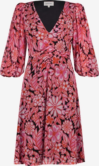 Fabienne Chapot Robe en orange / rose / noir / blanc, Vue avec produit