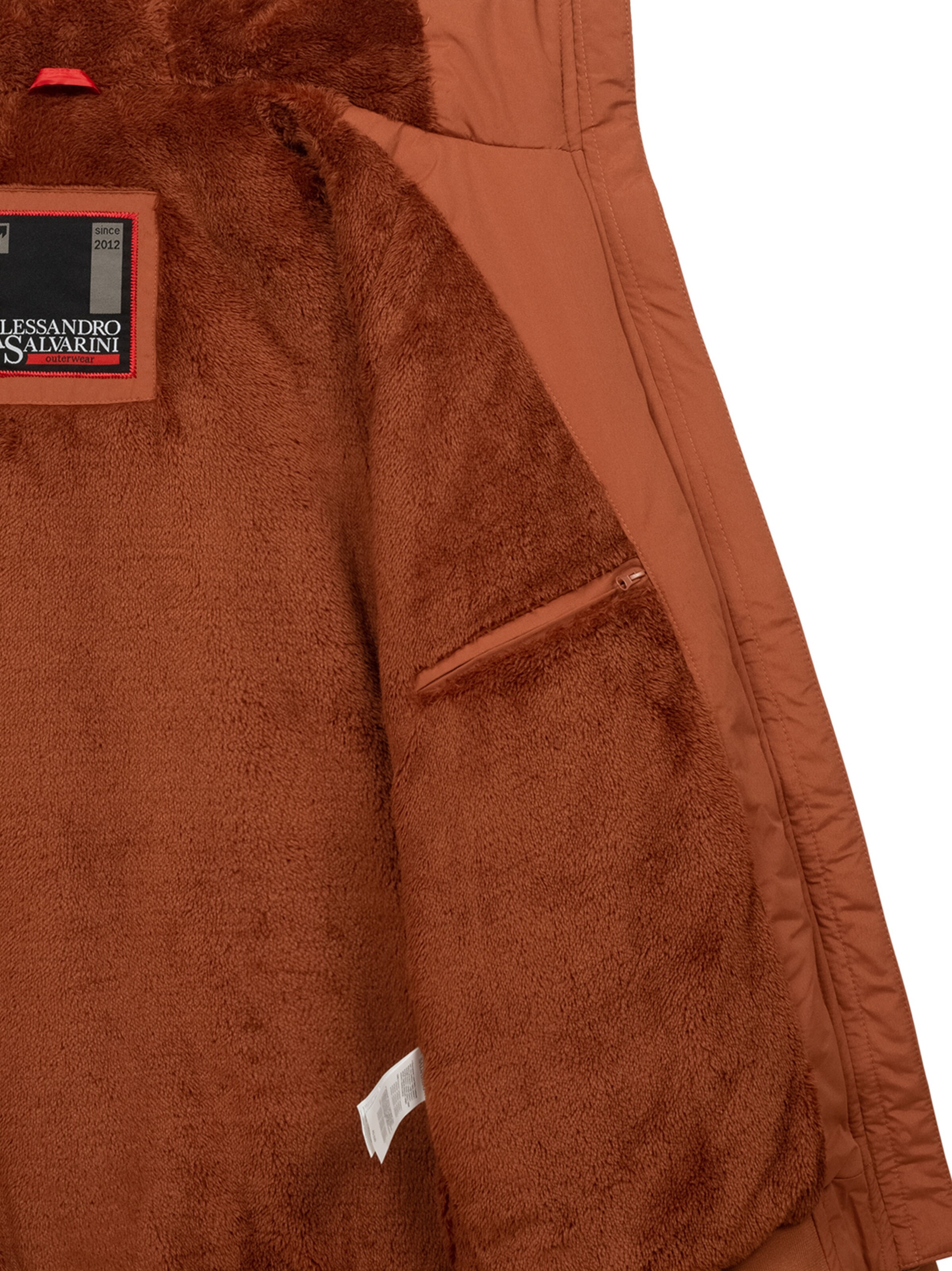 Alessandro Salvarini Winterjas in Rood
