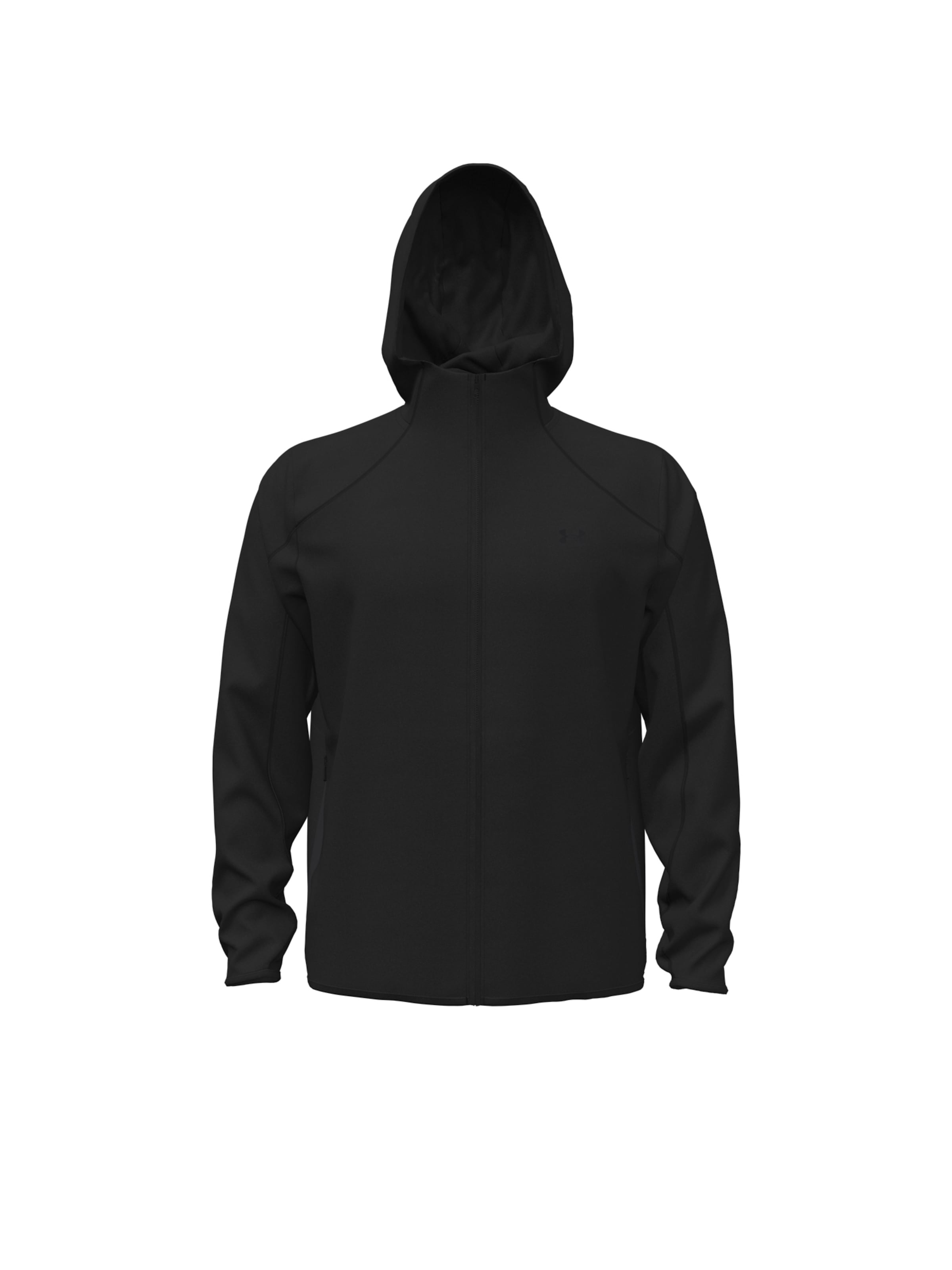 UNDER ARMOUR Sportsweatvest in Zwart: voorkant