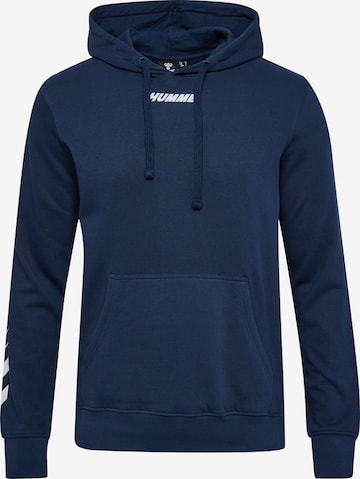 Hummel Sweatshirt in Blauw: voorkant