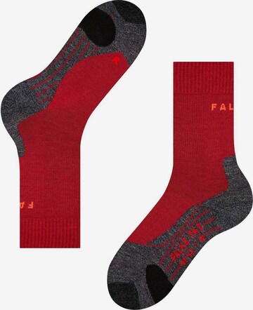 FALKE Athletic Socks in Red