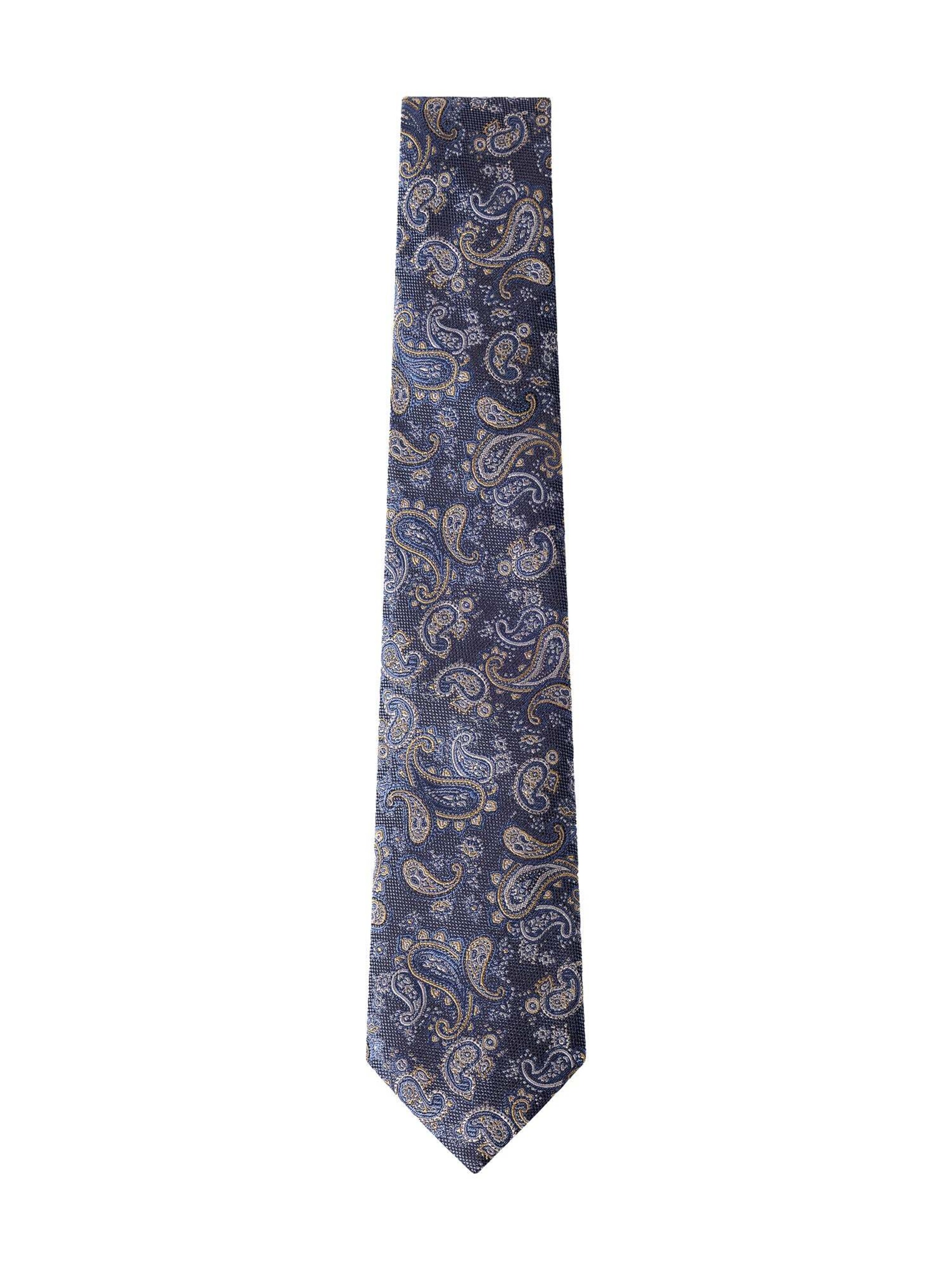 Hackett London Tie in One Size in Blue / Brown, Item view