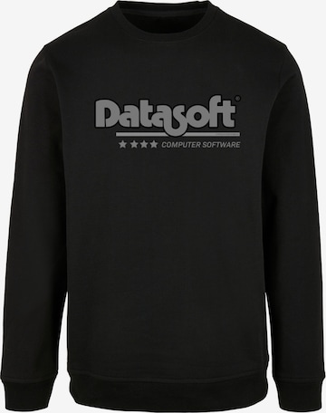 F4NT4STIC Sweatshirt 'Datasoft' in Zwart: voorkant