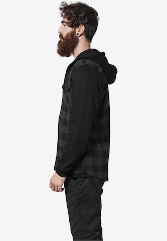 Urban Classics Regular Fit Hemd in Schwarz