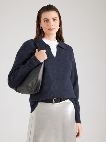Pull-over 'PCMALOU' PIECES en bleu : devant