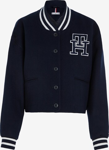 TOMMY HILFIGER Tussenjas in Blauw: voorkant