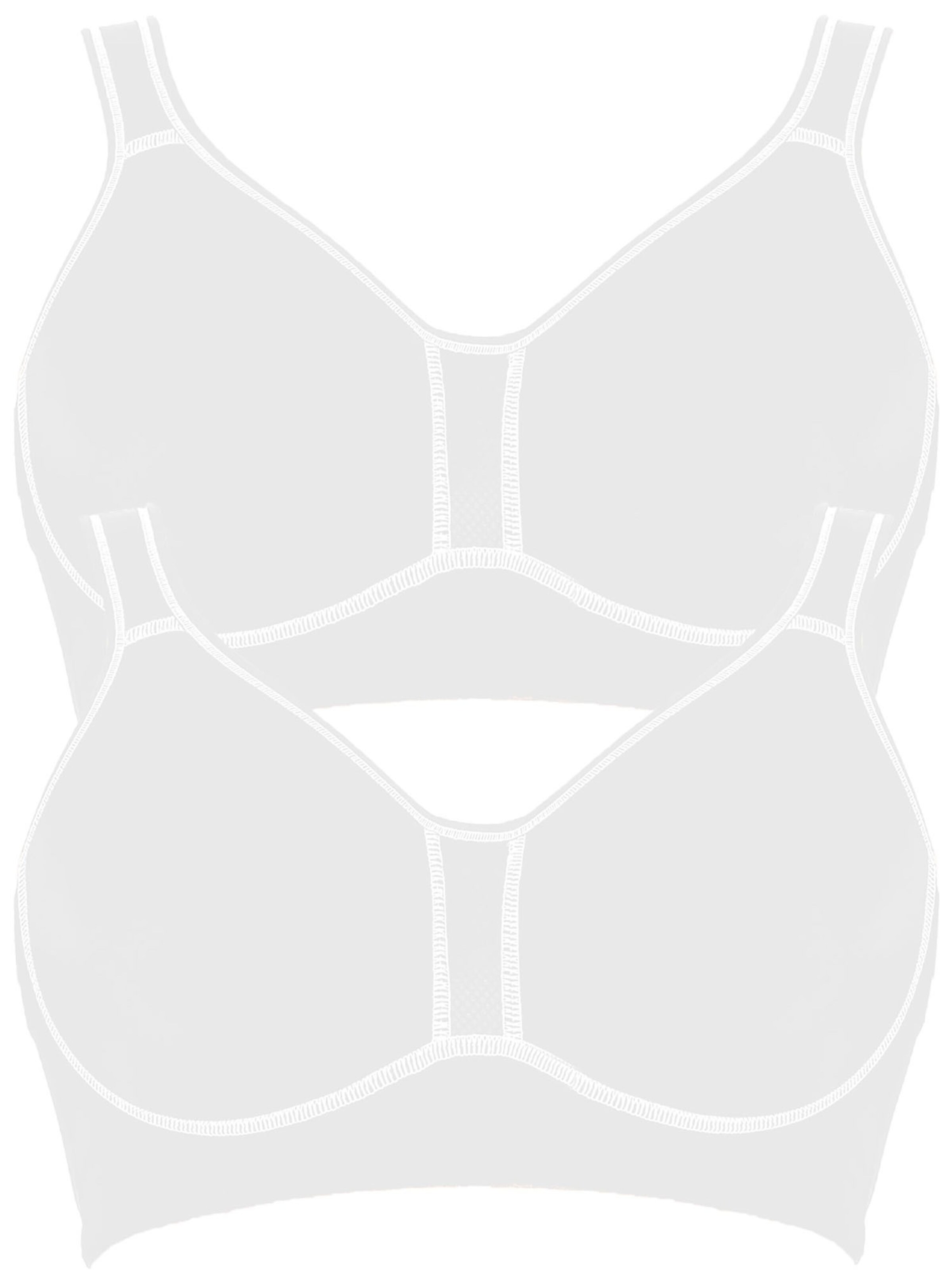 VIANIA Bralette Bra 'Performance' in White: front