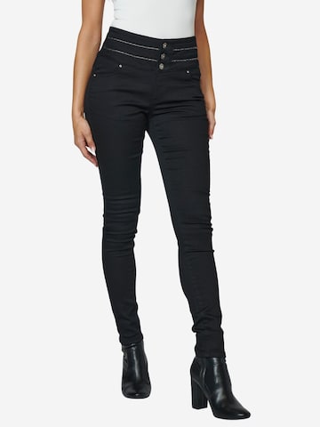 KOROSHI Regular Jeans in Schwarz: predná strana