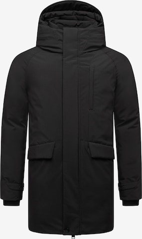 STONE HARBOUR Winterjas 'Emriis XX' in Zwart: voorkant