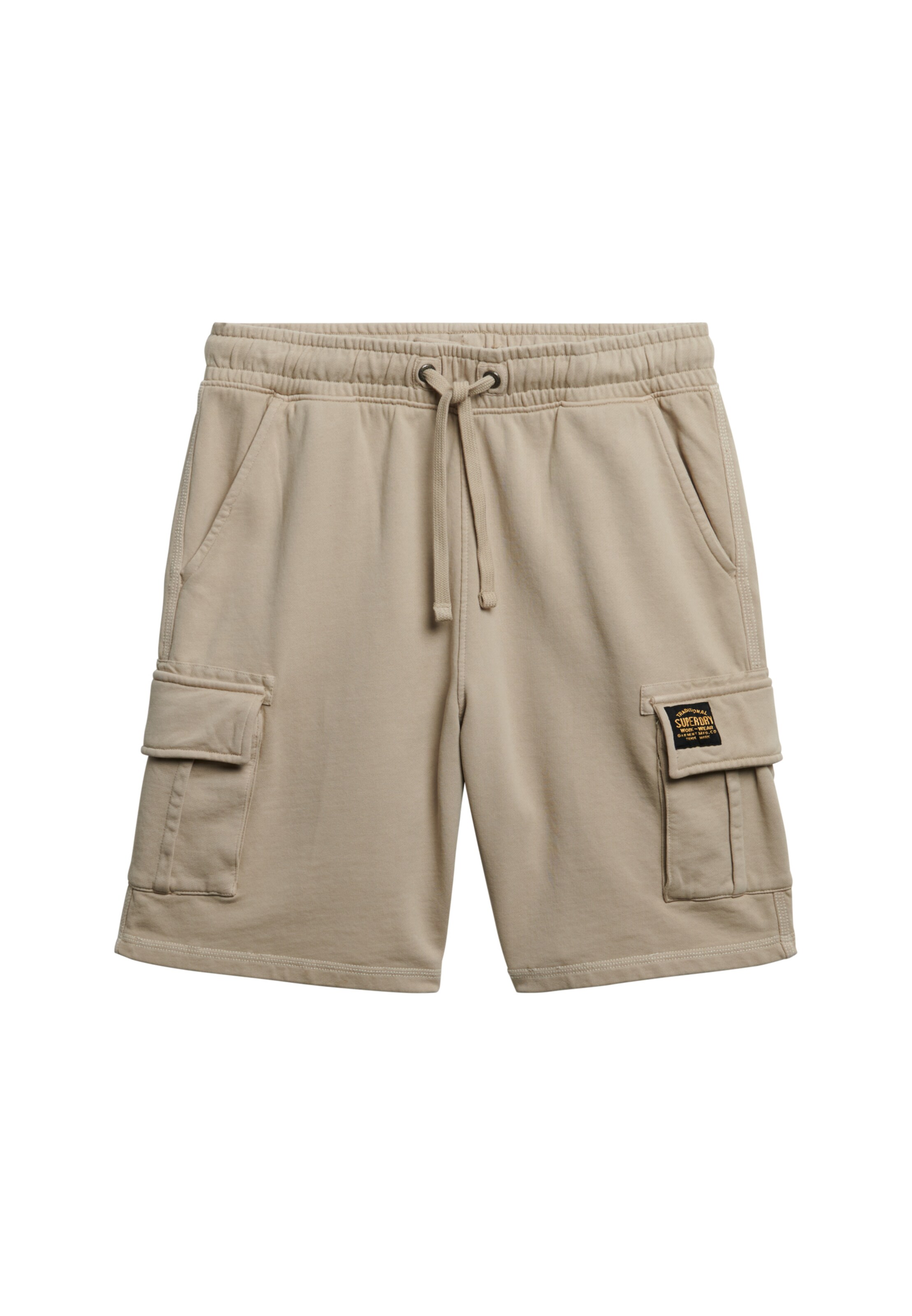 Superdry Regular Cargobroek in Beige: voorkant