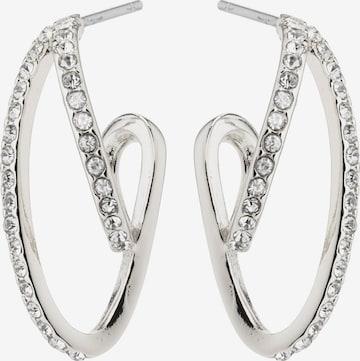 Boucles d'oreilles 'ETTY' Pilgrim en argent : devant