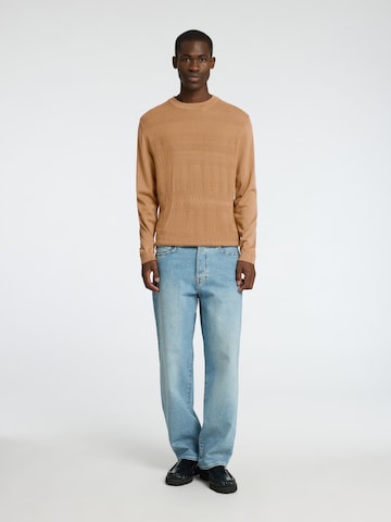 Pull-over SELECTED en marron