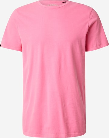 T-Shirt 'Classic Essential' Superdry en rose : devant